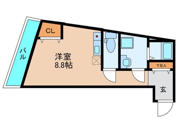 仮)渚元町新築アパートの物件間取画像